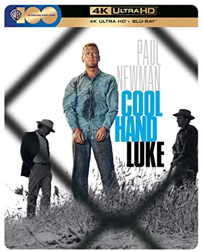 Warner Bros Cool Hand Luke Steelbook [4K Ultra HD] [1967] [Blu-ray] [Region Free]