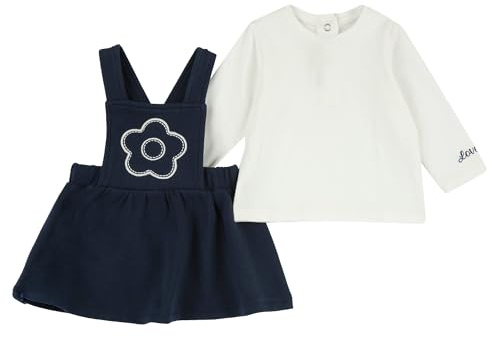 Chicco, Completo Neonata con Leggings/Salopette e Felpa con Apertura sulla Schiena con Bottoncini, in Caldo e Morbido Tessuto, Lavabile in Lavatrice, Abbigliamento Neonata 0-24 M, Idea Regalo Nascita, Designed in Italy