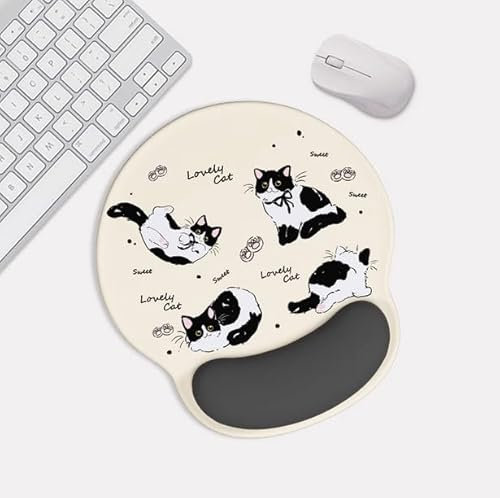 PEKNUX Tapis De Souris Tapis De Poignet Chat Mignon Tapis De Souris Tapis De Souris Tapis De Poignet Tapis De Bureau Tapis De Souris