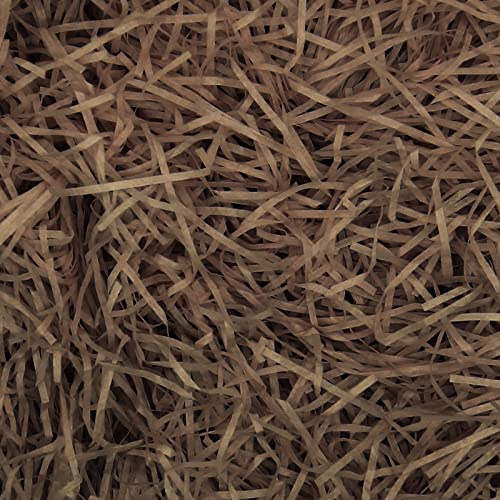 200 g Raphia-fyllning för strimlad presentkorg fyllning av presentpapper för fyllning av presentkorg och inslagning present för presentlåda dekoration (kaffe)