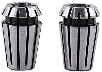 NHEISSCF Federklemmen, Federklemmen, 15er-Set ER11 Spannzangen-Set, Oberfräsen-Spannzange, Fräswerkzeug, Oberfräsen-Spannzangen-Set,