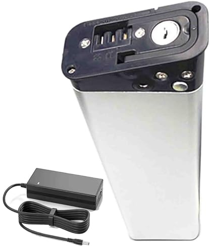 Batería De Bicicleta Eléctrica Plegable De 48V 8Ah 10Ah, De Litio, De 500 W Y 350 W, para Bicicletas Eléctricas, Scooters Y Motocicletas, con Cargador Y BMS. 48V 8Ah,395mm