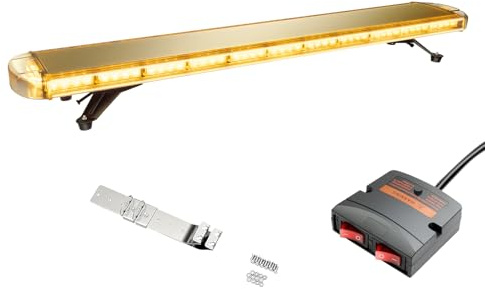 CHIMHOON 96 LED Rundumleuchte Warnbalken, Pannenlicht Warnleuchte 1310MM, Lichtbalken, Warnbalken Dachbalken, Fehleralarm-Dachleiste für den Einsatz bei Widrigen Wetterbedingungen