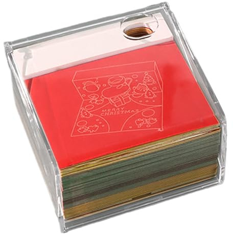 3D-kalender - akrylpapper | Julpappersskulpturplanerare med omslag | Kontorsorganisatör för daglig planering, tidshantering, kontor, skola