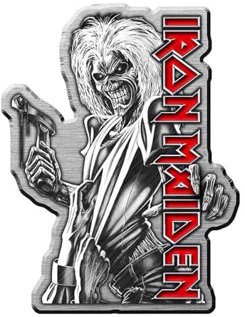Iron Maiden Pin Badge Killers Album Band Logo Nue offiziell Metal Lapel One Size