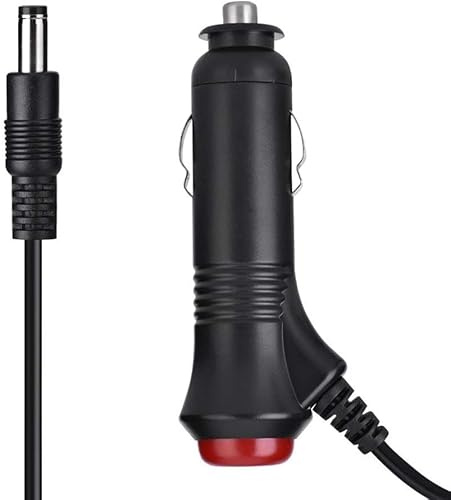 DC 5.5x2.1mm Allume-Cigare Adaptateur avec Interrupteur, 12V/24V Alimentation Câble 2.1 Jack Plug pour Voiture Moniteur CCTV Caméra LED Lumières