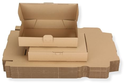 40 St. Maxibriefkarton 240 x 160 x 45 mm DIN A5 braun Warensendung Faltkarton, Warenpost, Klappdeckelkarton