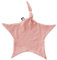 Julius Zöllner Schnuffeltuch aus 100 Prozent Musselin-Baumwolle, 35 cm, OEKO-TEX STANDARD 100, Made in Germany, dusty Rose, Baby