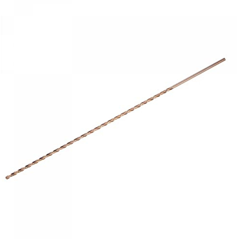 sourcing map M35 High Speed Steel Straight Shank Twist Drill Bit,Gold Oxide 5mm Drill Diameter 400mm Length