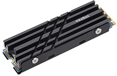 DolDer M.2 2280 SSD Kühlkörper für PS5,doppelseitiger Aluminium Kühlkörper Heatsink für PC, 6mm Bauhöhe(X2280)