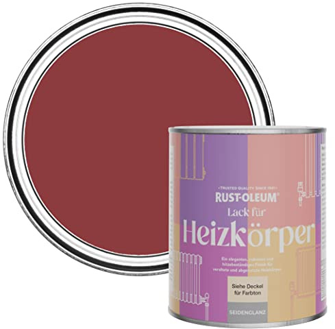 Rust-Oleum Hitzebeständiger Heizkörperlack in seidenglänzendem Finish - Bordeaux 750ml