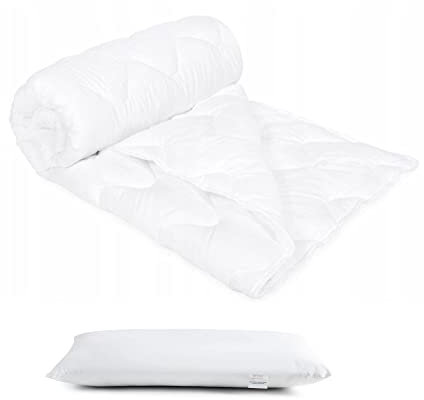 livessa Bettdecke für Kinder/Kinderbettdecke 100x135 cm mit Kinderkopfkissen 40x60 cm - Ideal für Ganzjahreszeiten mit 300g/m² Füllung, Baby Bettdecke, Kleinkinder Bettdecke, Oeko-Tex Zertifiziert