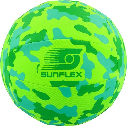 Sunflex® Jerseyprene Zubehör Beach- und Funball Camo Größe 5 | Volleyball weich und leicht für den Strand und das Wasser | Spielball extrem robust und für Jede Altersgruppe
