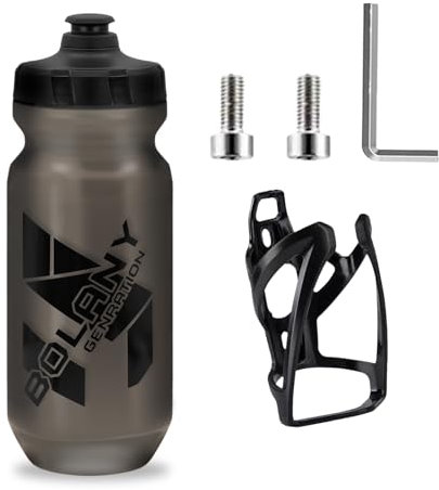 VJONNL Water Bottle With Bicycle Holder - 21Oz BPA Free for Mountain and Road Bikes - Electric Bike Accessories