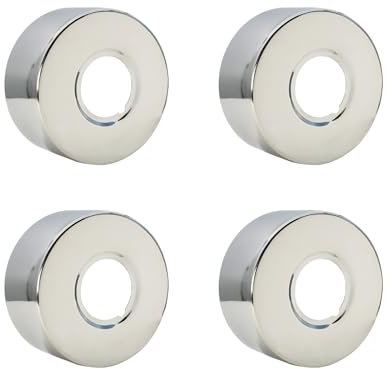 Hugwish Rosettes for Shower Fittings 3/4’ 27mm x 66mm x 30mm in Height, 4 Pieces, Rosette for tap, Internal ø 26 mm, Rosettes for Fittings, Shower Fitting, Rosette for tap (27mm x 66mm x 30mm)