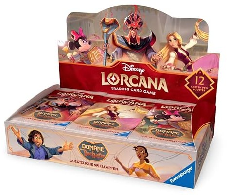 BB-Toy-Trades Lorcana Domäne Von Dschafar - Display Box mit 24 Booster Packs - DEUTSCH - Sammelkarten NEU & OVP Toploader