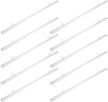 CVUTOVO Listelli per Poster in Pvc 10 Pezzi, Bacchette Resistenti e Stabili per Appendere Poster in Supermercati e Altri Spazi Commerciali