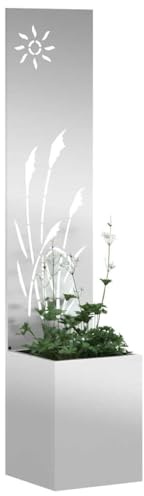 vidaXL Garten Sichtschutz-Leinwand Silber 32 x 32 x 150 cm