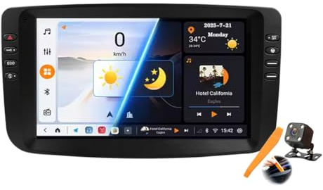 Y200s,YLOXFW Android 15.0 Autoradio 2 Din Stereo per F-iat Linea Punto EVO 2012-2015 GPS Navigation 9 Pollici Cartablet Lettore DVD Multimediale FM BT Receiver con Carplay 4G 5G WiFi DSP SWC