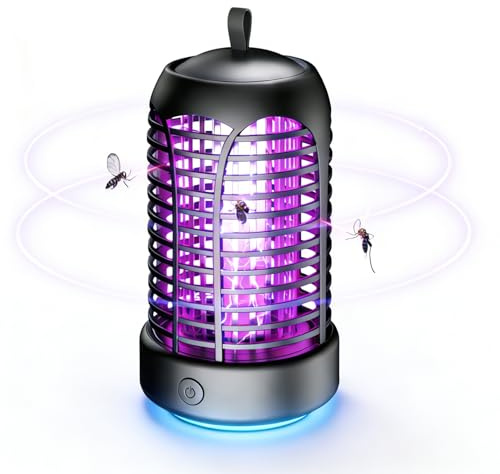 AILEDA Bug Zapper,4200V Insect Pest Fly Killer,Electric Mosquito Zapper for Indoor and Outdoor 18W,Waterproof Mosquito Killer for Flying Insect Control Lamp,Silent and Safe