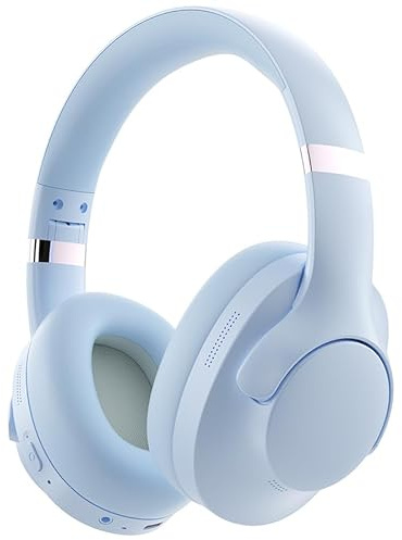 Rebocico Active Noise Cancelling Headphones Wireless Bluetooth for Tavel Office