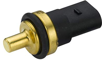 HELLA 6PT 013 113-291 Sensor, temperatura combustible - 2polos - grapado - sin carcasa (cárter) - con junta anular
