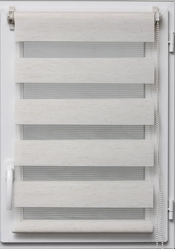 Luance Store Enrouleur Jour Nuit Beige Chine 60X90cm