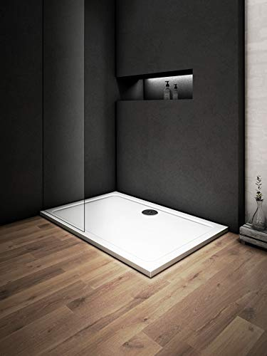 Aica Sanitär Duschwanne Duschtasse 90X80cm für Duschabtrennung walk in Duschwand Dusche Duschkabine Duschtür