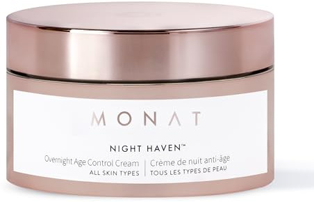 MONAT Night Haven Crème – Intensive Hydrating Moisturizer for Face – Nighttime Repair Cream for Plump & Youthful Skin – Anti Aging Night Cream – Natural Night Cream with Shea Butter & Avocado Oil