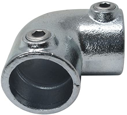 SOTOOLS Temperguss 90° Bogen, für 42,4 mm Rohr, zur Rohrverbindung | Zum Verbinden von 2 Rohren.