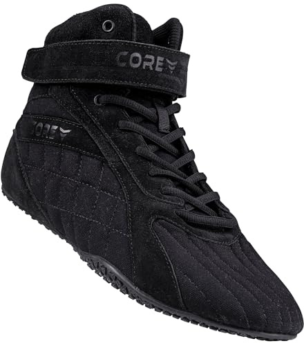 Nordcore Bodybuilding Schuhe - Gewichtheberschuhe Herren & Damen – Gym Schuhe für Deadlift, Powerlifting & Gewichtheben – Trainingsschuhe mit Flache Sohle & Fußgewölbestütze - Weightlifting Shoes