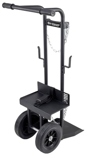 SIP Large Cylinder Welding Trolley, Heavy Duty Cart for Welding Gas Cylinder and Welder Machine