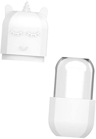 BELLIFFY Unicorn Mini Ice Face Roller Mold White Silicone Skin Massage Ice Face Massager Cooling Tool for Women Facial Spa Care