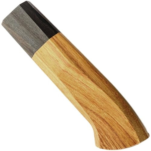 Muteitt Knife Handle, Japanese Kitcken Knife Repair Handle for Nakiri Knife Wood Handle Replacement