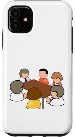 Meeting in The Conference Room Boardroom Meeting Office Case for iPhone 11