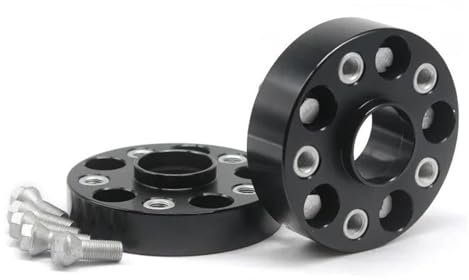 Spurverbreiterungen Für TT Q3 R8 A3 A6 2 Stück 20/25/30/35/40/50 Mm PCD 5x112 57,1 Mm Spurverbreiterungsadapter Auto-Spurverbreiterung Distanzscheiben Spurplatten(2PCD 60mm Black)