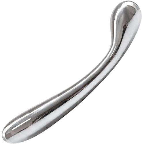 Dildo Anal Acero Inoxidable 21 cm 515 g – Doble Plug Anal ⌀2,5-3 cm – Estimulador Próstata Extremo para Parejas FOPS A138