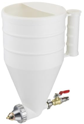 IWOWHERO Praktisches Farbspritzgerät mit Einstellbarem Durchfluss für Heimdekoration und Wandfarbe Leichter Airbrush sprüher für Möbel Wände Fassaden und Künstlerisches Malen Vielseitiges