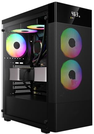 KAIROS WHITE EDITION Gaming RYZEN 5 4500, Rx 7600 8GB, 16GB DDR4 3200MHz, SSD 500GB, WiFi, Windows 11 Pro, Dissipatore a TORRE, PC Fisso Desktop Completo da Gioco e Lavoro