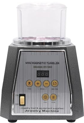 Lucidatrice a tamburo magnetico 200W 2000rpm Strumento for la pulizia e la finitura dei gioielli Regolazione flessibile