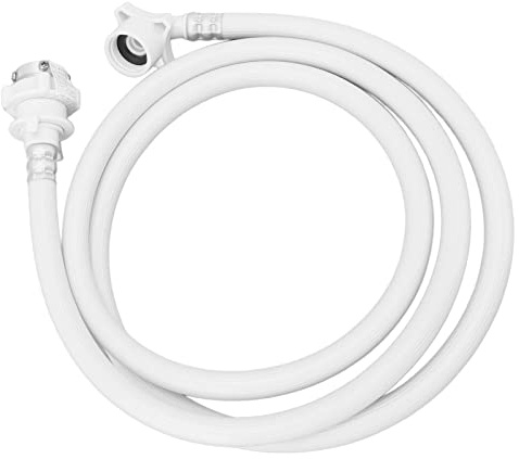 HEEPDD Washing Machine Water Inlet Hose, Burst Proof PVC Pipe with Metal Connector, 1.5m for Automatic Washing Machines (2m)