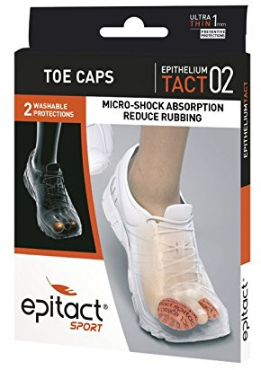 Epitact Sport DIGITOP Toe Protector Caps for Sport | Reusable Gel Toe Protectors | Anti-Friction Toe Caps for Blisters, Corns & Blackened Nails | Comfortable Support for Running, Football (XL)