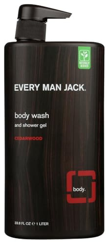 Every Man Jack Body Wash, Cedarwood 33.8-ounce