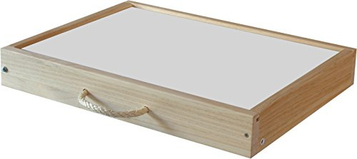 R-CRE@ Montessori-Leuchttisch + Aktivitäts-Handbuch | Personalisierbar, Zertifiziert (AIJU + Univ. Murcia) | Sensorische Lichtbox für Kinder | Lernen & Kreativität zu Hause oder in der Schule