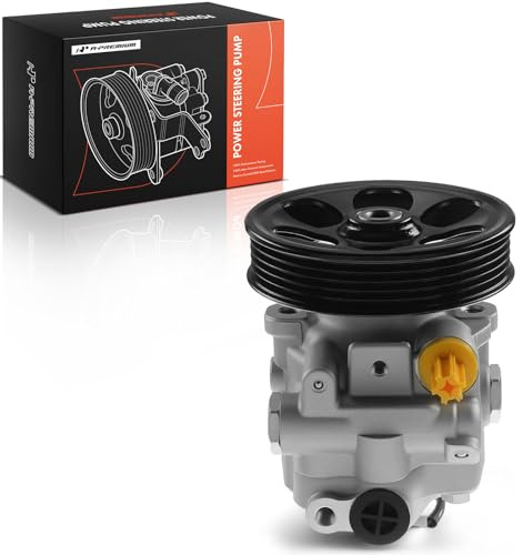 A-Premium Power Steering Pump, with Pulley, Compatible with Subaru Forester 2009-2010, Impreza 2008-2012, 2.0L 2.5L, Naturally Aspirated, Replace # 34430FG011