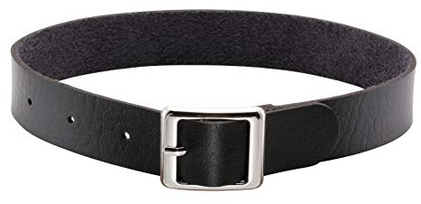 MILAKOO Damen Retro Punk Simple Style Einstellbare Leder Halsband Schnalle Halskette für Biker