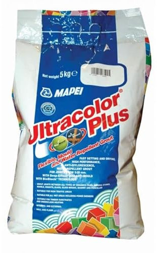 Mapei Ultracolor Plus Grout 100 White 5kg | MAPULTGRO1005PL