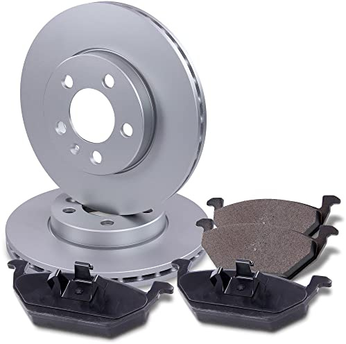 ATEC GERMANY Juego de frenos eje delantero incl. discos de freno Ø 256 mm ventilados + pastillas de freno delanteras