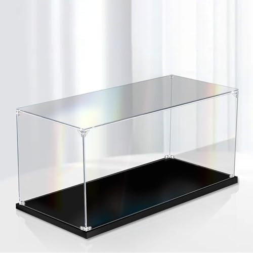 Acryl Vitrine Box für LG 10294 Konstruktionsspielzeug, Staubdichte Vitrine Für Modelle Sammlerstücke 140*20*50cm (3mm)