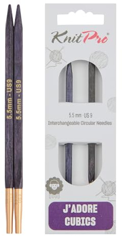 KnitPro J’adore Cubics Austauschbare Nadelspitzen 5 (13cm) | 5,5mm